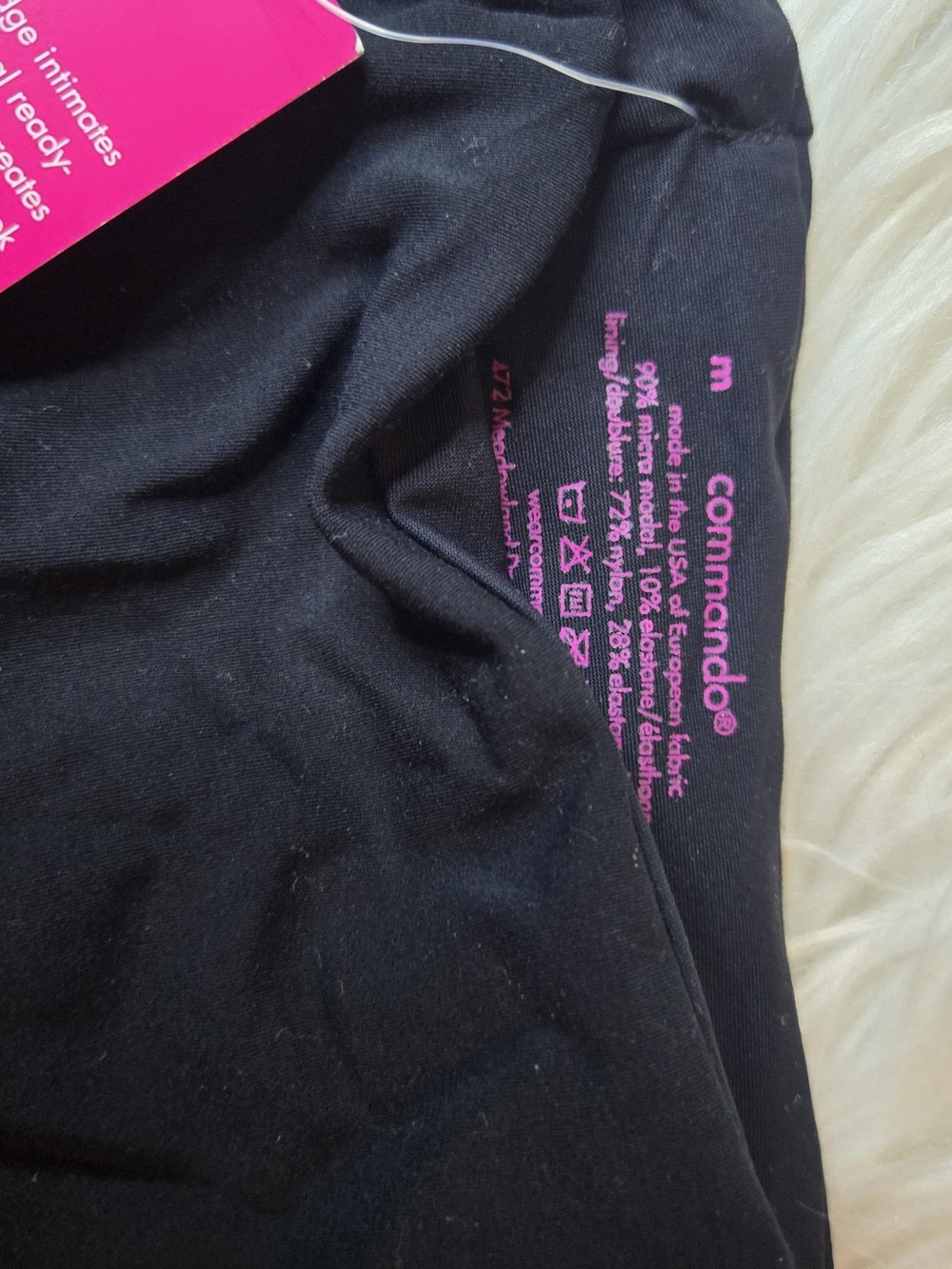 Commando Black High-Rise Sculpting Leggings - Picture 3 of 4